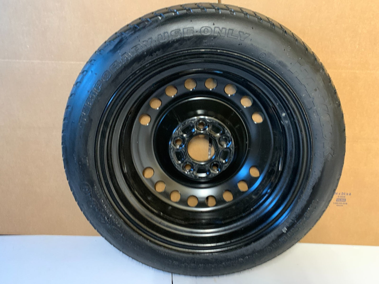 2015-2025 Hyundai Sonata 16" Spare Tire Wheel Compact Donut T125/80D16 Hankook