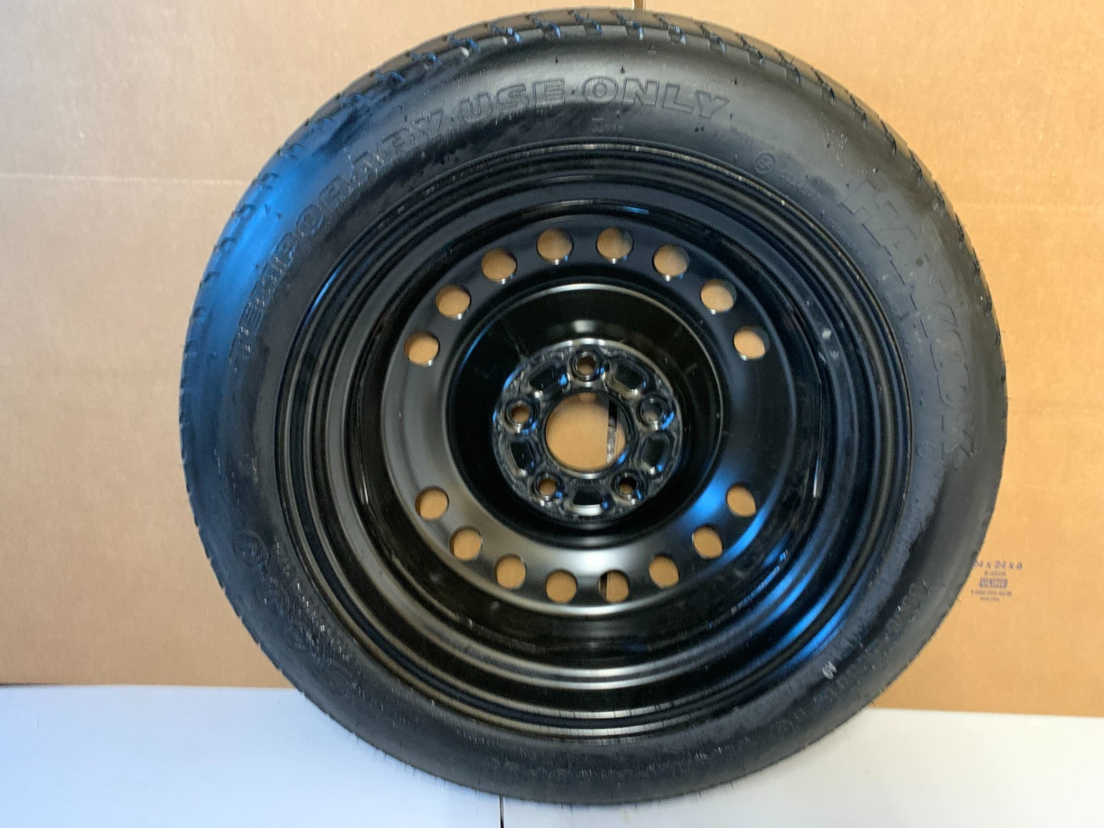 2015-2025 Hyundai Sonata 16" Spare Tire Wheel Compact Donut T125/80D16 Hankook