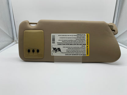 2007-2009 Cadillac SRX Driver Sun Visor Tan Illuminated OEM B03B35090