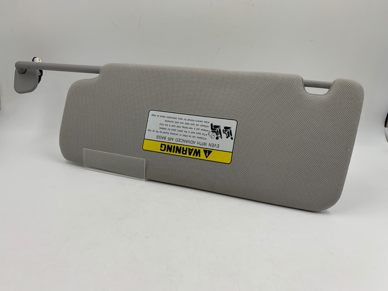 2015-2019 Hyundai Sonata Passenger Sun Visor Gray OEM D02B38022