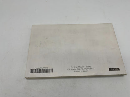 2010 Nissan Rogue Sport Owners Manual OEM