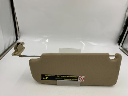 2005-2011 Audi A6 Passenger Sun Visor Brown Illuminated OEM E02B20067