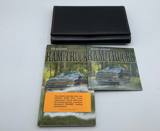 2016 Ram 1500 2500 3500 Owners Manual with Case OEM R01B30016