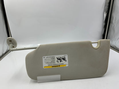 2007-2009 Jeep Patriot Passenger Sun Visor Sunvisor Gray OEM B04B34090
