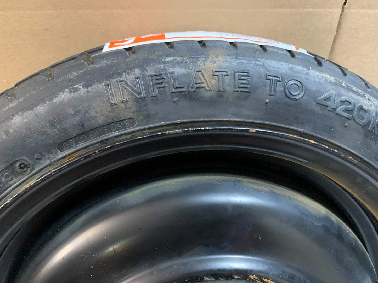 2010-2013 Mazda 3 Mazda3 15" Spare Tire Compact Donut T115/70D15 OEM