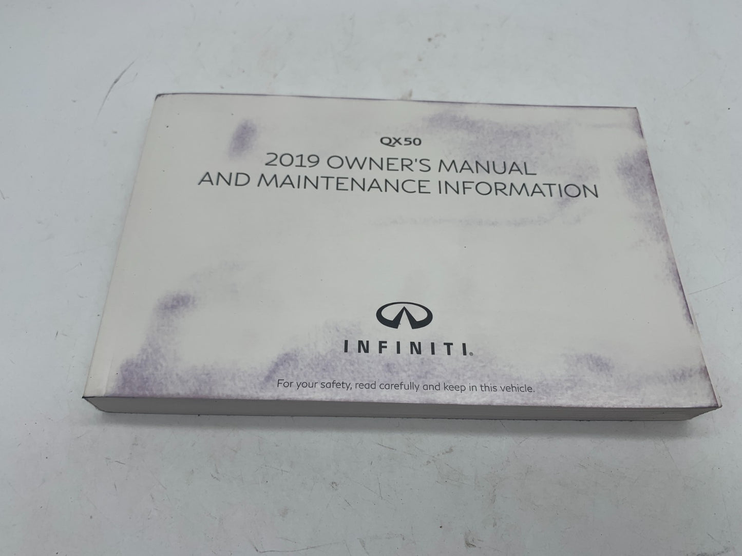 2019 Infiniti QX50 QX 50 Owners Manual Set with Case OEM