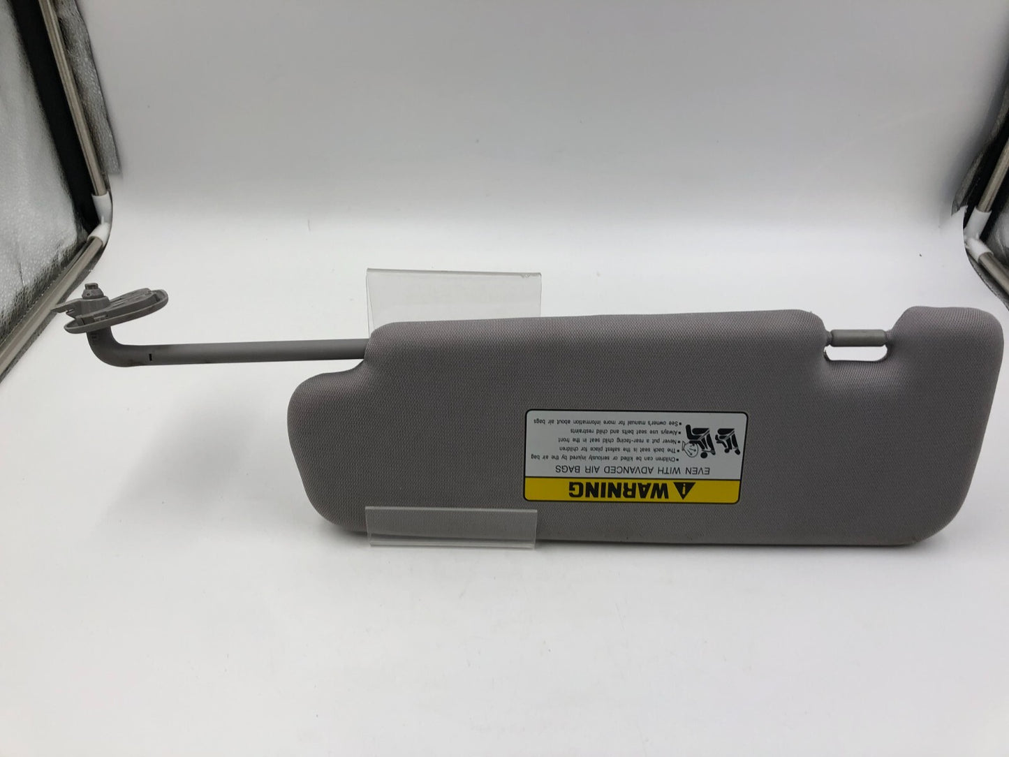 2012-2014 Hyundai Sonata Passenger Sun Visor Sunvisor Gray OEM B01B02002