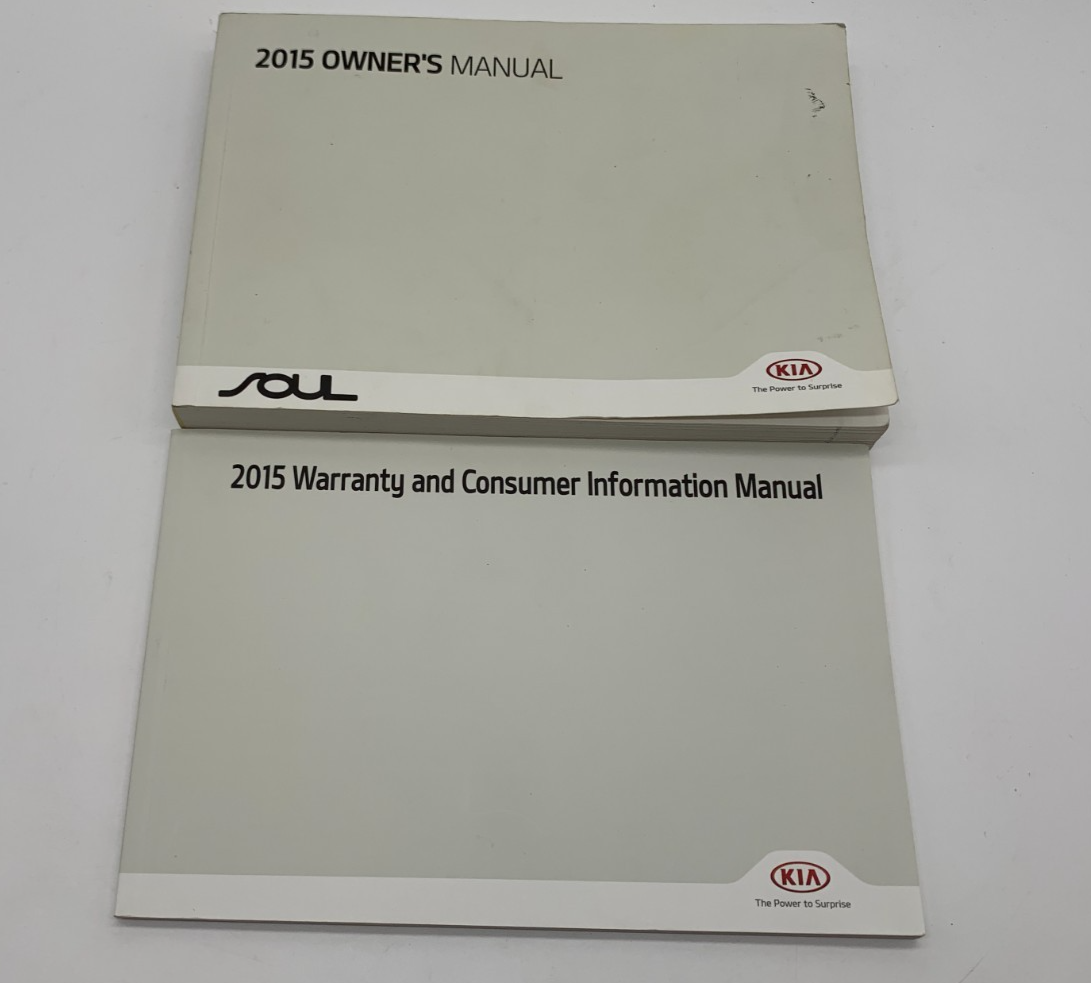 2015 Kia Soul Owners Manual Set OEM B04B36011