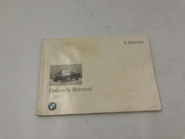 1994 BMW 5 Series Owners Manual Handbook OEM N02B51008