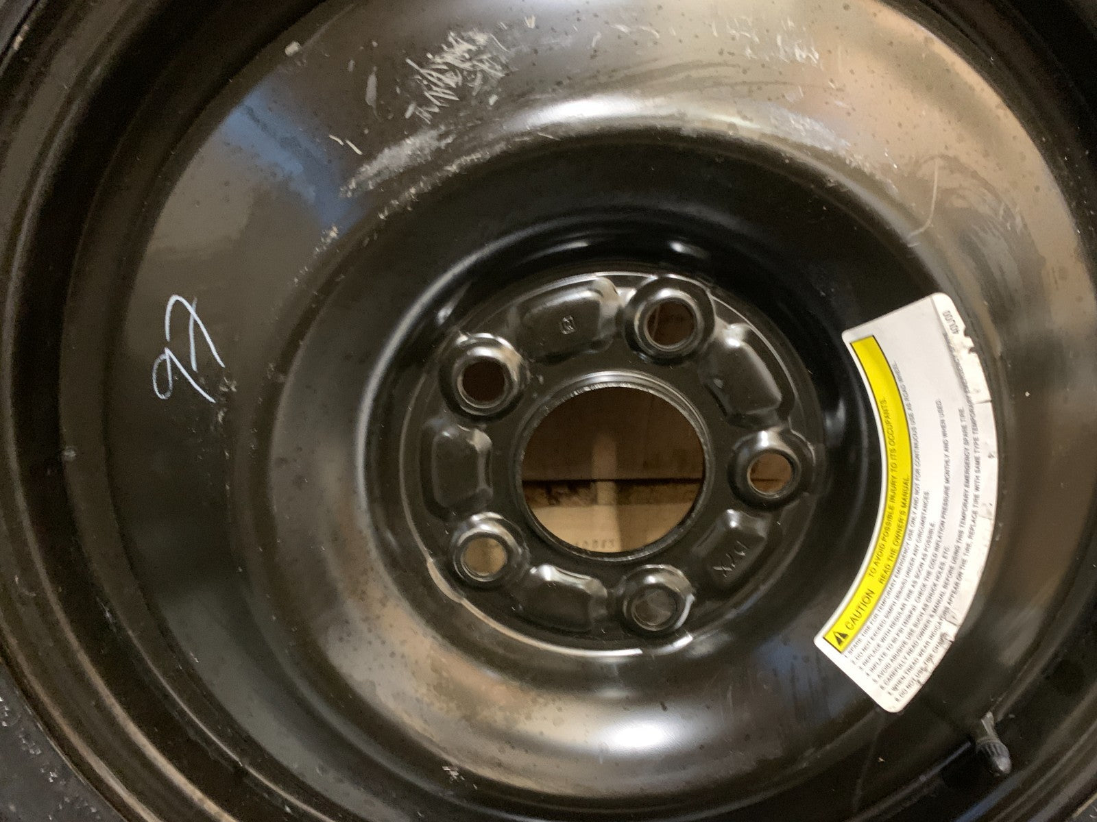 2015-2019 Nissan Sentra 16" Spare Tire Wheel Compact Donut T125/70D16 Maxxis