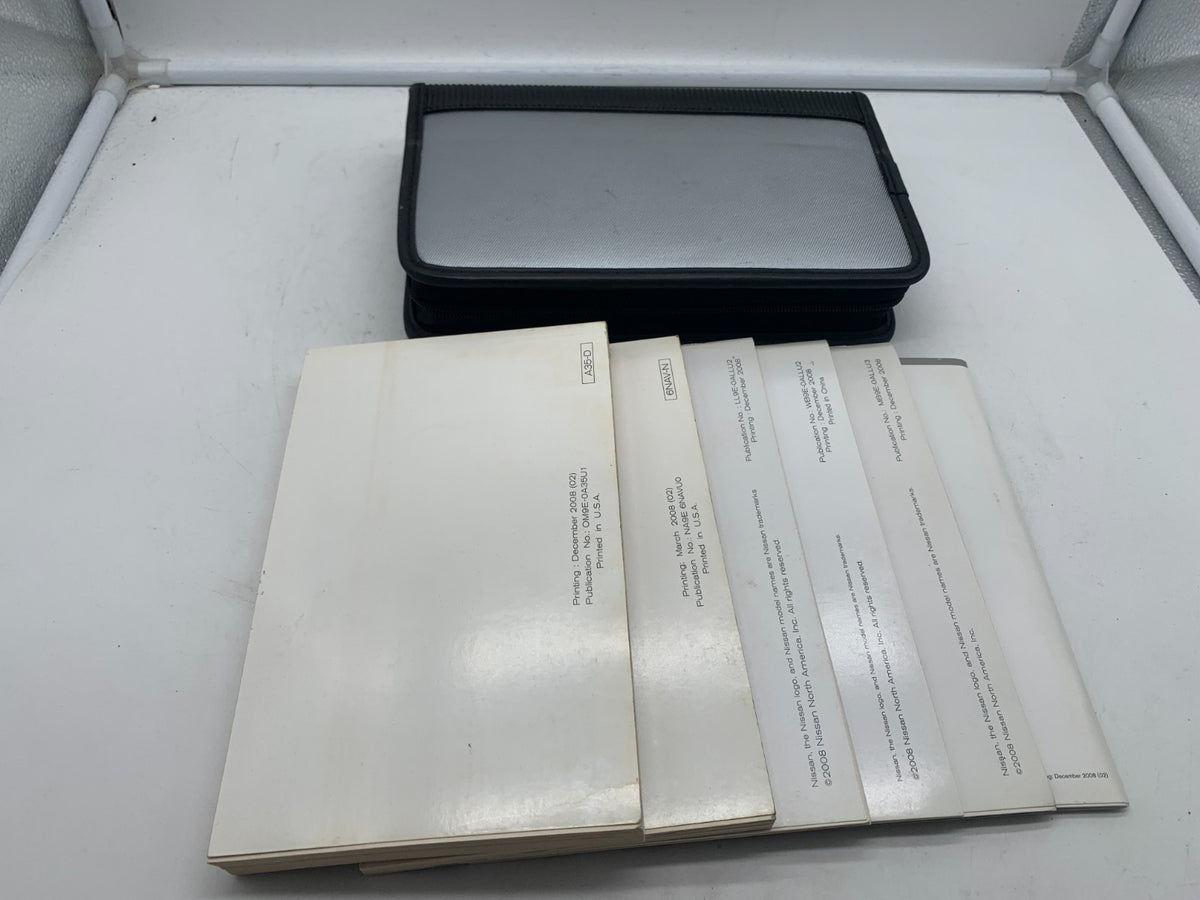 2009 Nissan Maxima Owners Manual Set with Case OEM R01B15007