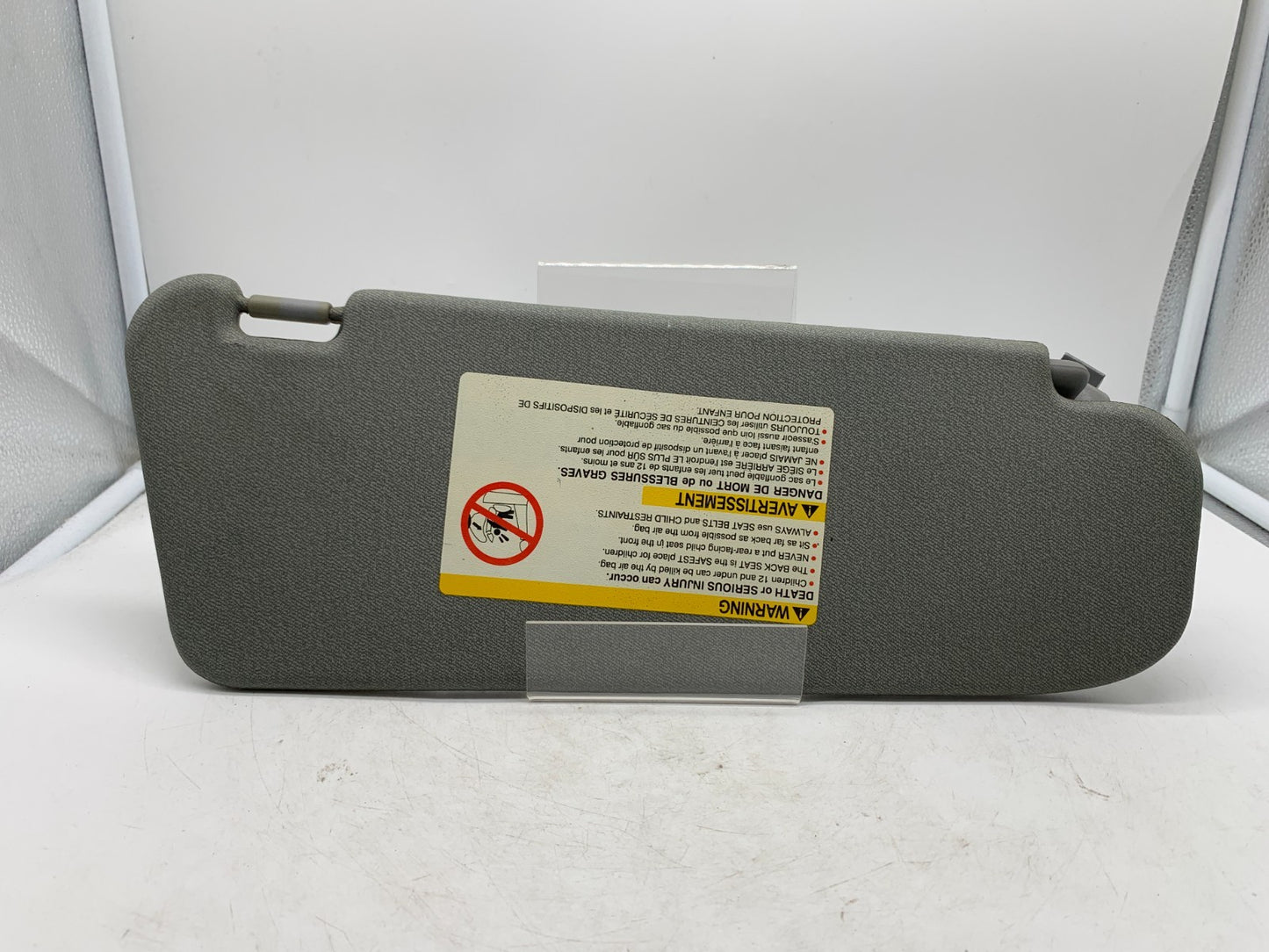 2005-2010 Pontiac Wave Driver Sun Visor Gray OEM B01B20102