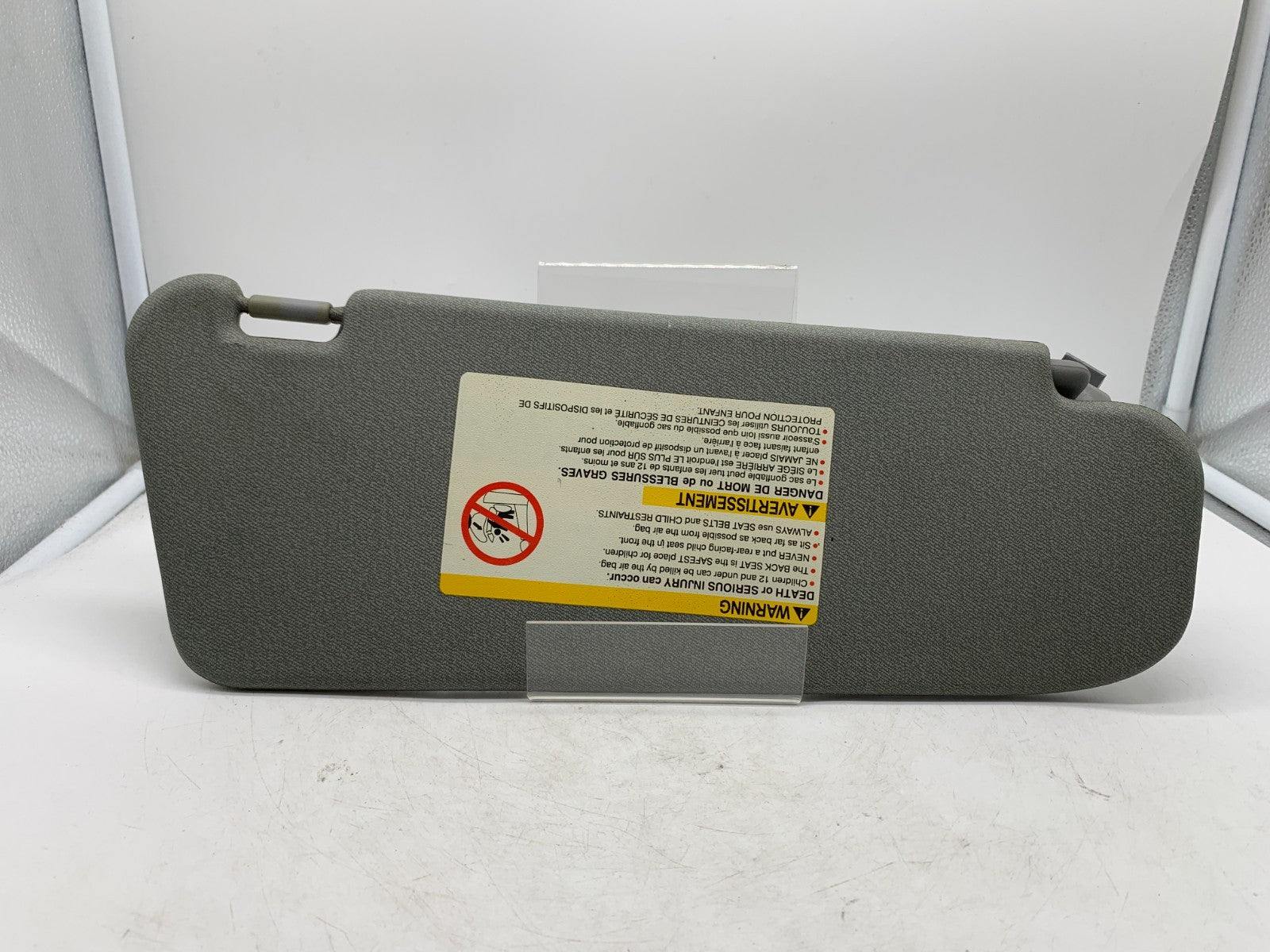 2005-2010 Pontiac Wave Driver Sun Visor Gray OEM B01B20102
