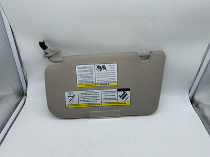 2014-2017 Nissan Rogue Passenger Sun Visor Gray with Illumination OEM A02B49007