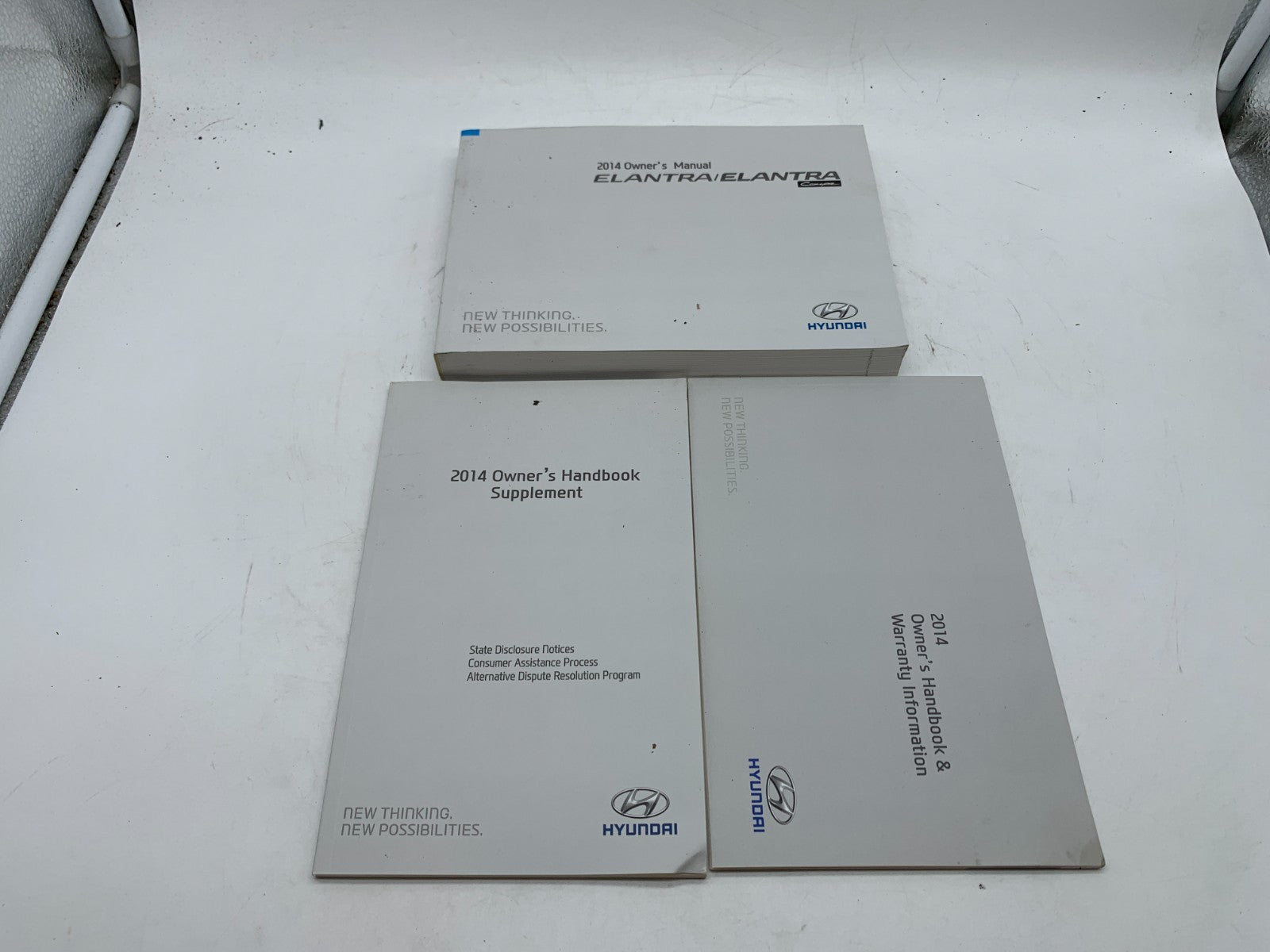 2014 Hyundai Elantra Elantra Coupe Owners Manual Set OEM A03B43005
