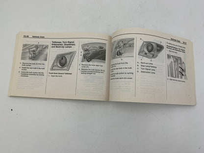 2011 Chevrolet Cruze Owners Manual OEM B03B32028