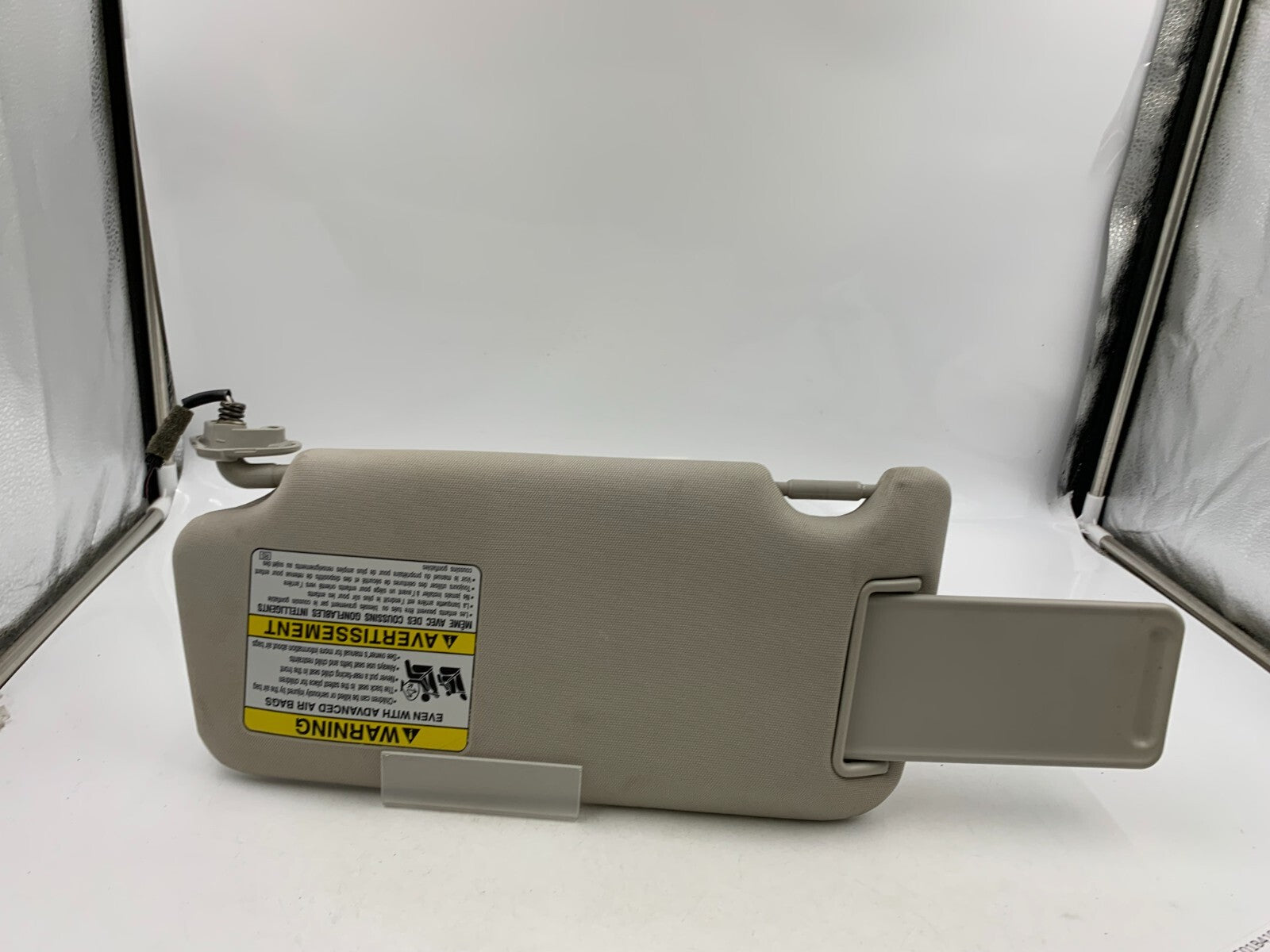 2010-2014 Subaru Legacy Passenger Sun Visor Gray Illuminated OEM D04B56001