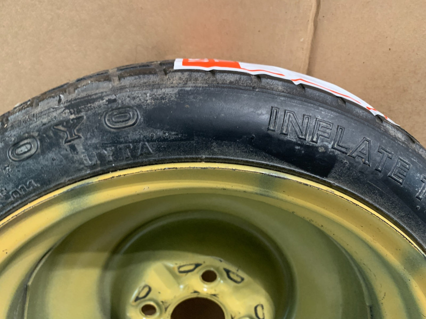 2011-2014 Mazda 2 Mazda2 14" Spare Tire Compact Donut T115/70D14