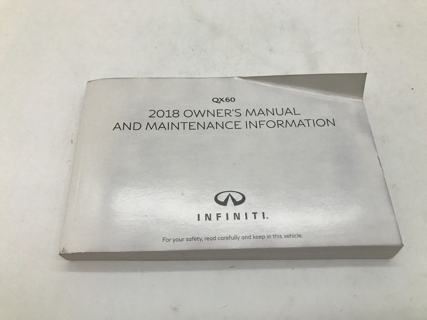 2018 Infiniti QX60 QX 60 Owners Manual Set with Case OEM B04B34019