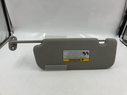 2014-2016 Kia Forte Koupe Passenger Sun Visor Sunvisor Gray OEM B01B15029