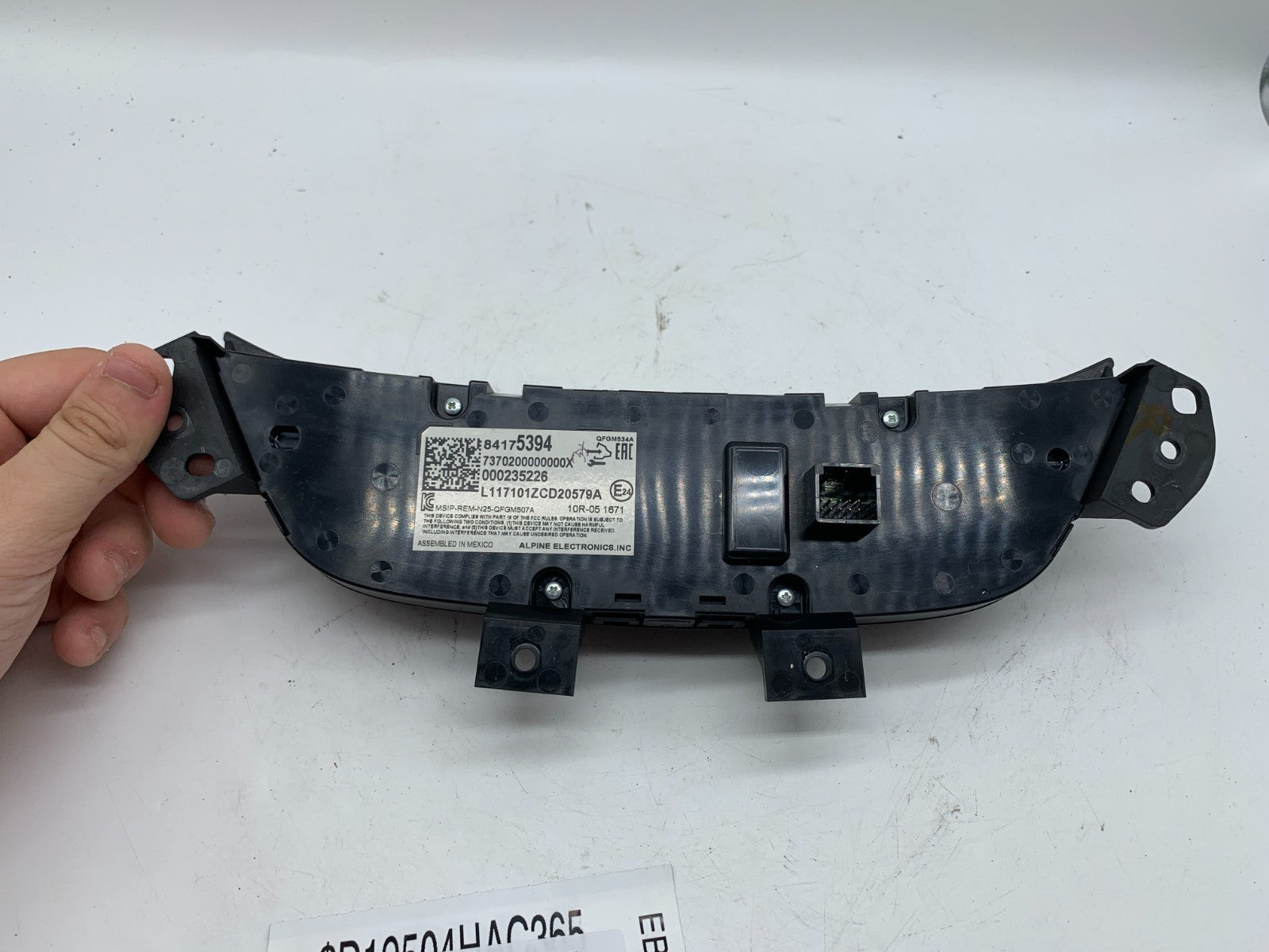 2018 Chevrolet Equinox AC Heater Climate Control Unit OEM C02B50015