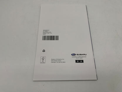 2022 Subaru Ascent Owners Manual Set with Case OEM R01B12043