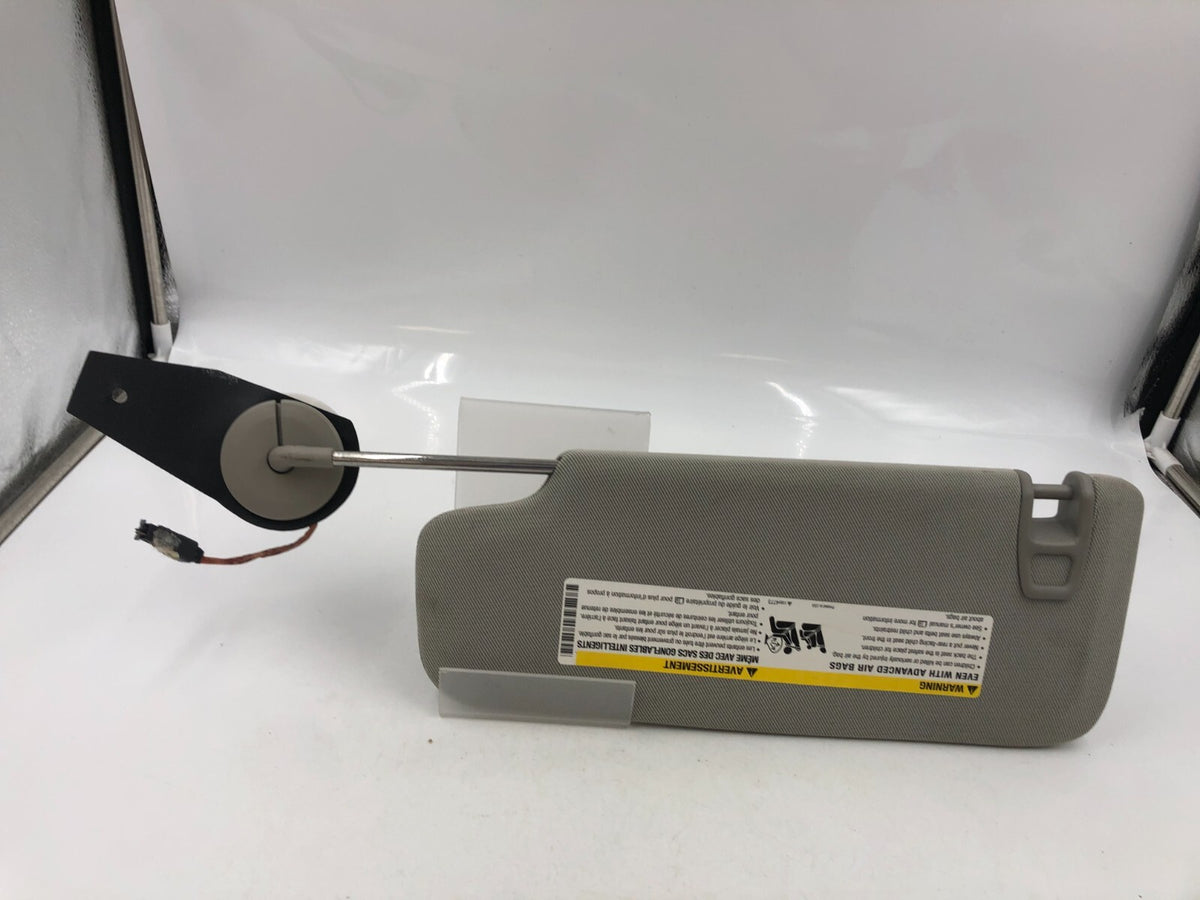 2013-2016 Chevrolet Malibu Passenger Sun Visor Gray Illuminated OEM A03B47044