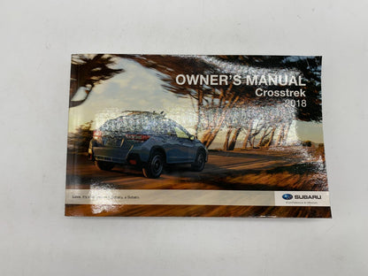 2018 Subaru Crosstrek Owners Manual OEM