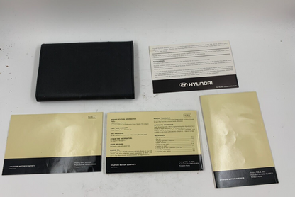 2004 Hyundai Santa FE Owners Manual Set with Case A02B07023