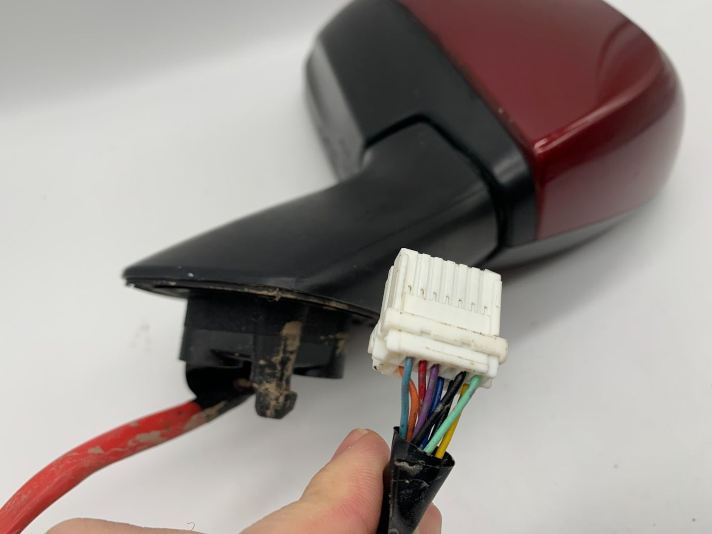 2014-2016 Subaru Forester Passenger Side Power Door Mirror Red OEM C01B04060