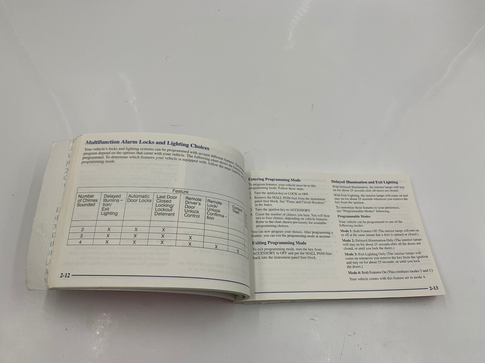 1999 Pontiac Grand Prix Owners Manual OEM B02B44057