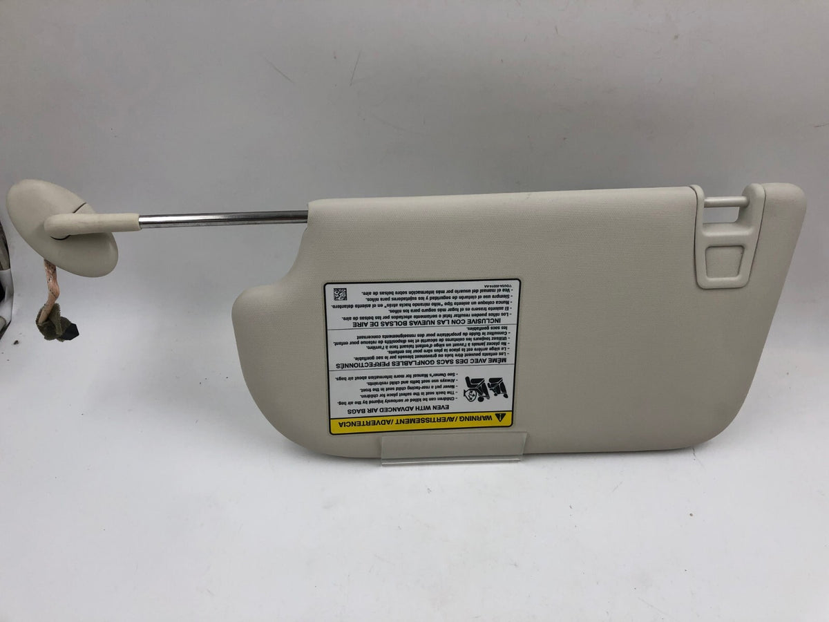 2013-2019 Ford Escape Passenger Sun Visor Ivory Illumination OEM D02B23026