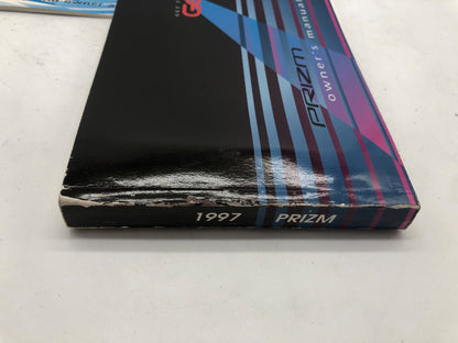1997 Geo Prizm Owners Manual Set with Case OEM R01B46005