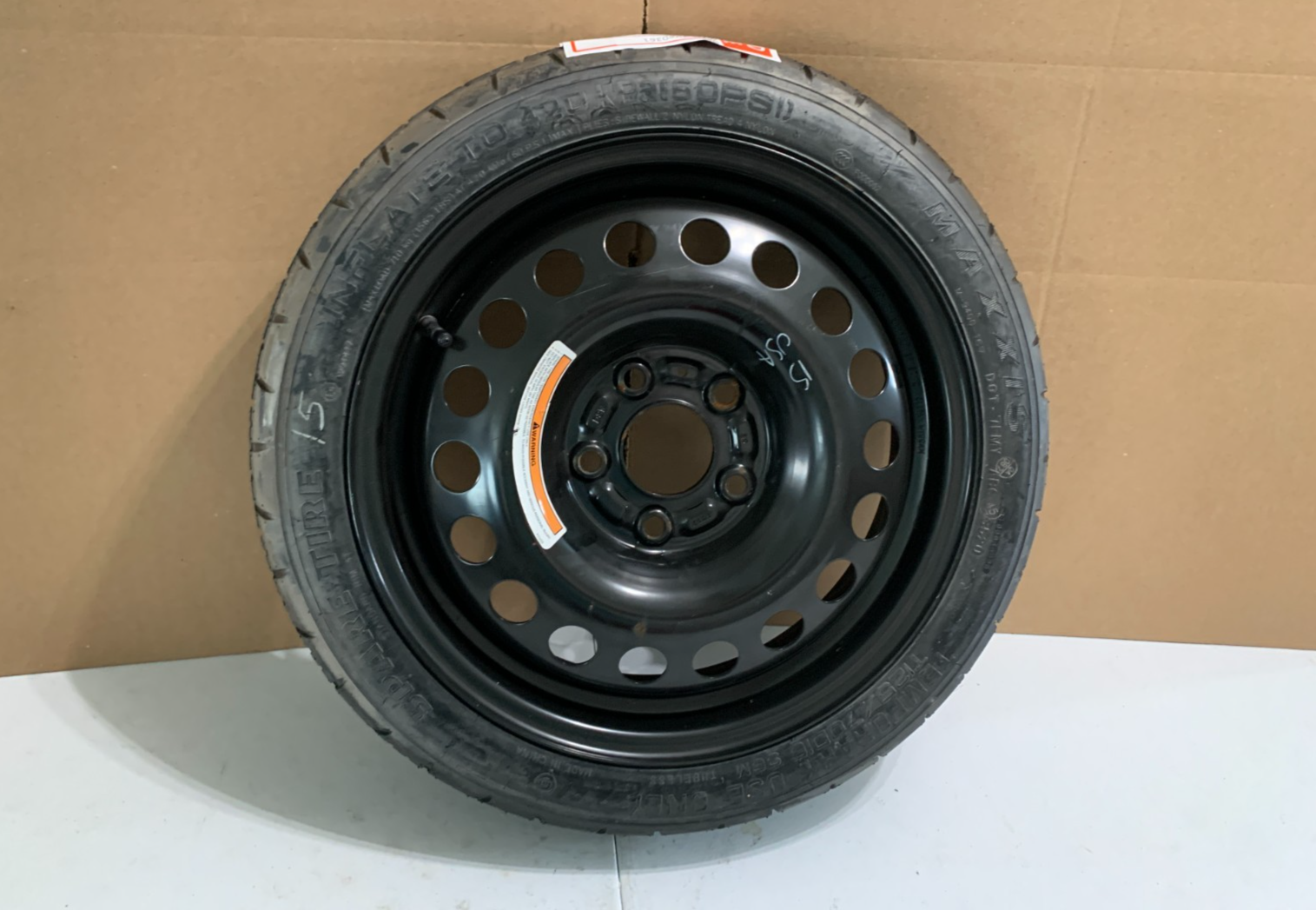 2020-2025 Nissan Sentra 16" Spare Tire Wheel Compact Donut T125/70D16