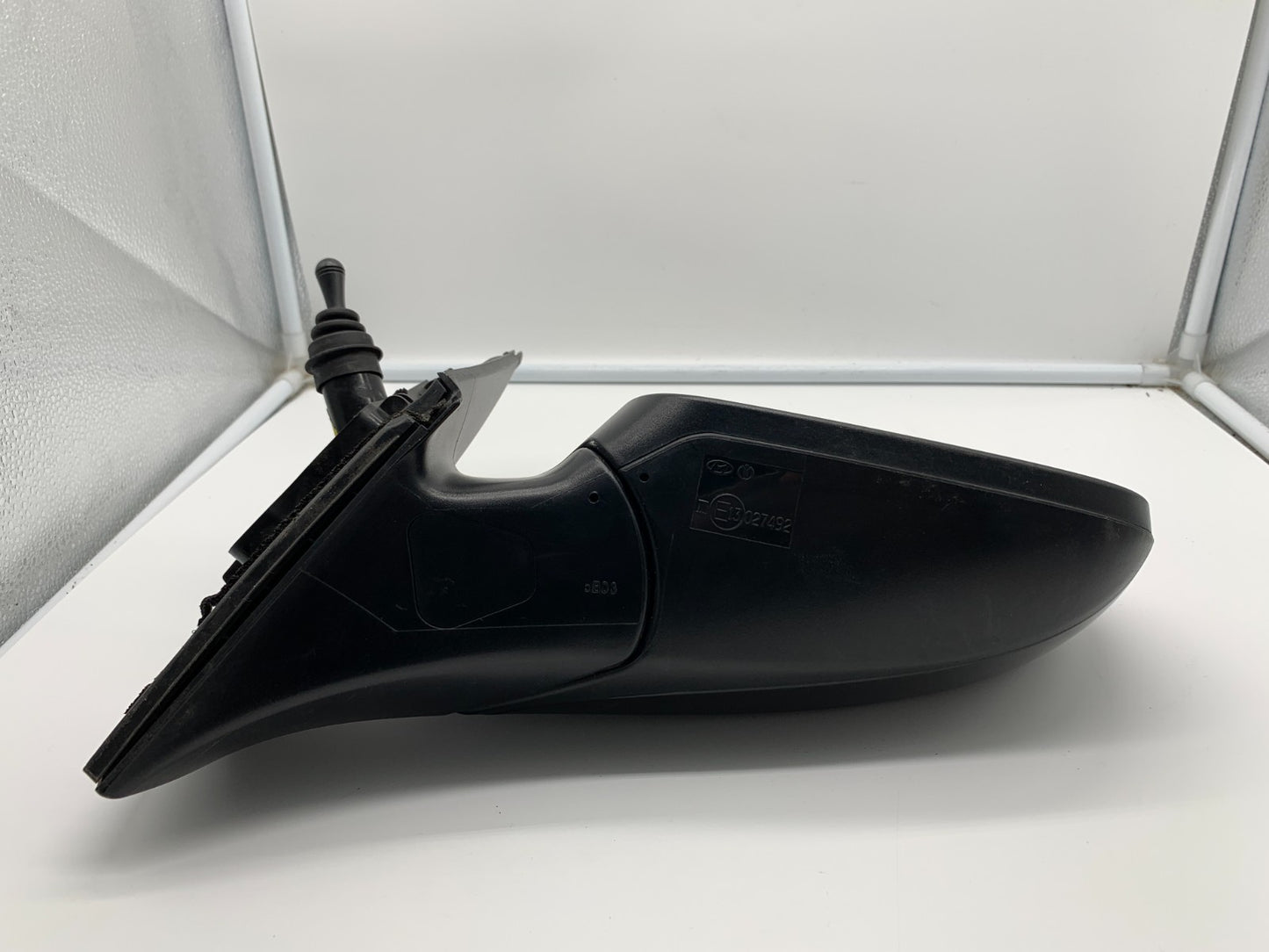 2012-2017 Hyundai Accent Passenger Side View Manual Door Mirror Black C03B06008