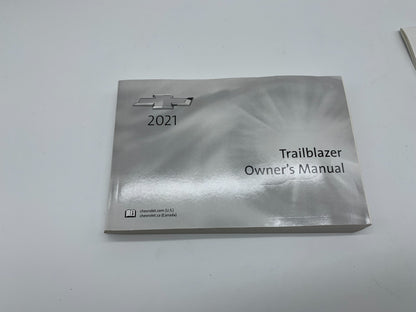 2021 Chevrolet Trailblazer Owners Manual Set OEM B02B16011