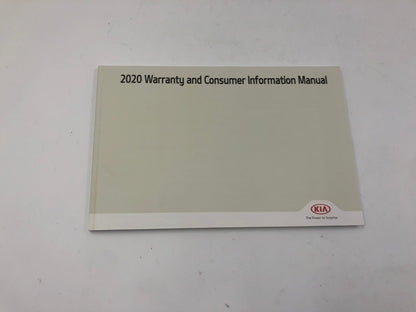 2020 Kia Forte Owners Manual Set with Case OEM A03B45035