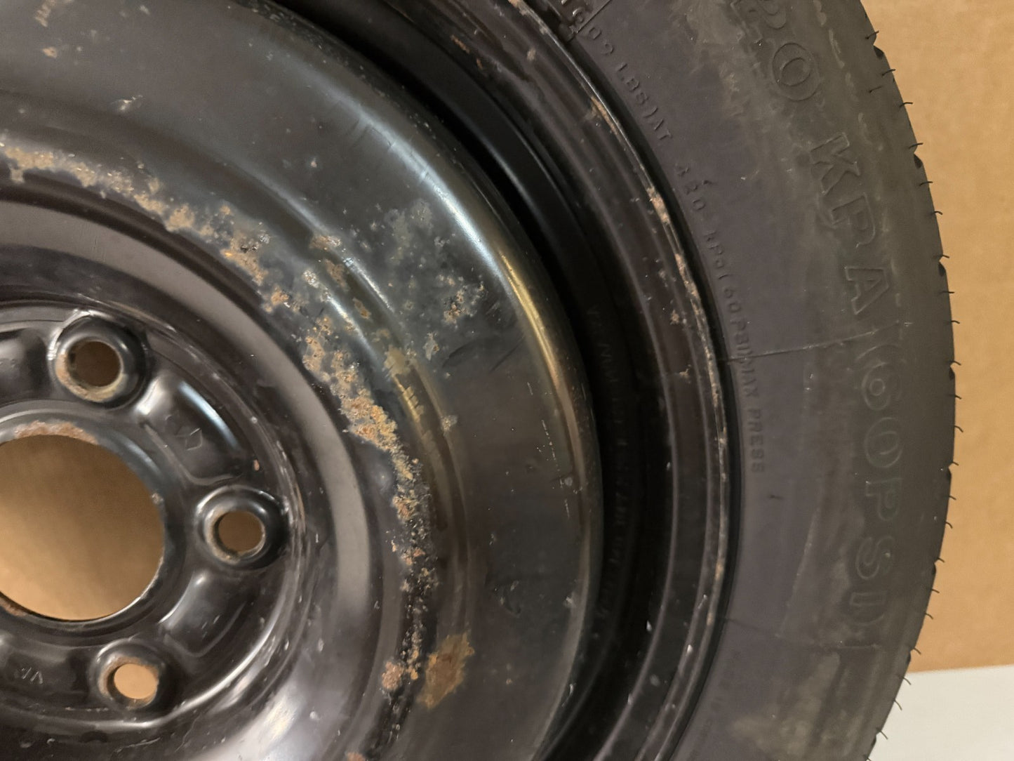 2012-2020 Dodge Grand Caravan 17" Spare Tire Donut Compact Wheel T145/80R17 OEM