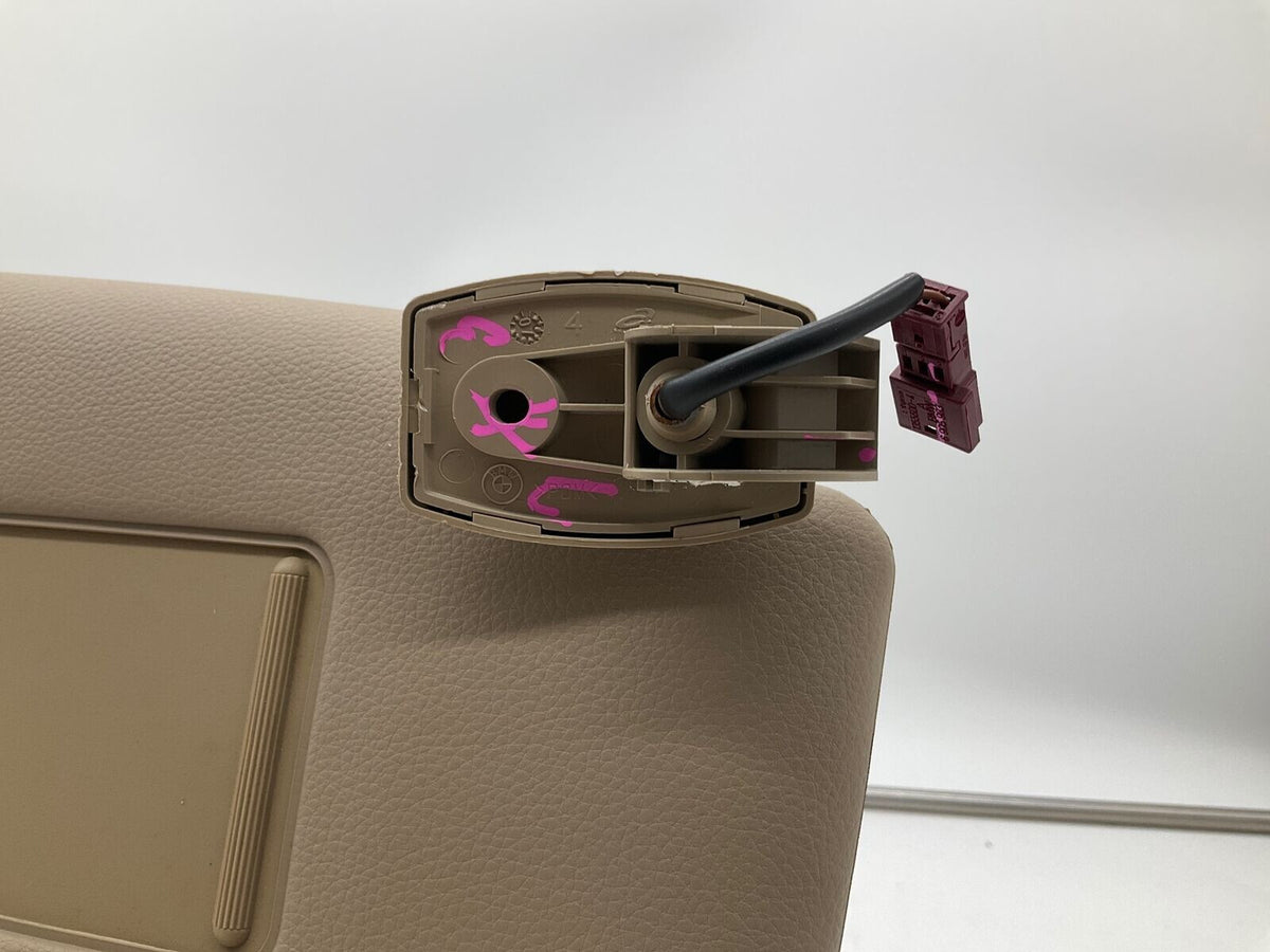 2006-2009 BMW 528i Passenger Sun Visor Tan OEM D01B23004