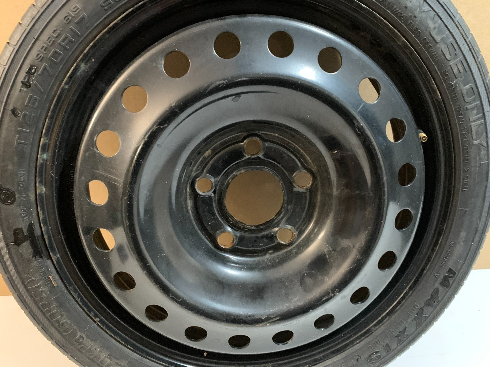 2010-2016 Buick Lacrosse 17" Spare Tire Compact Donut T125/70R17