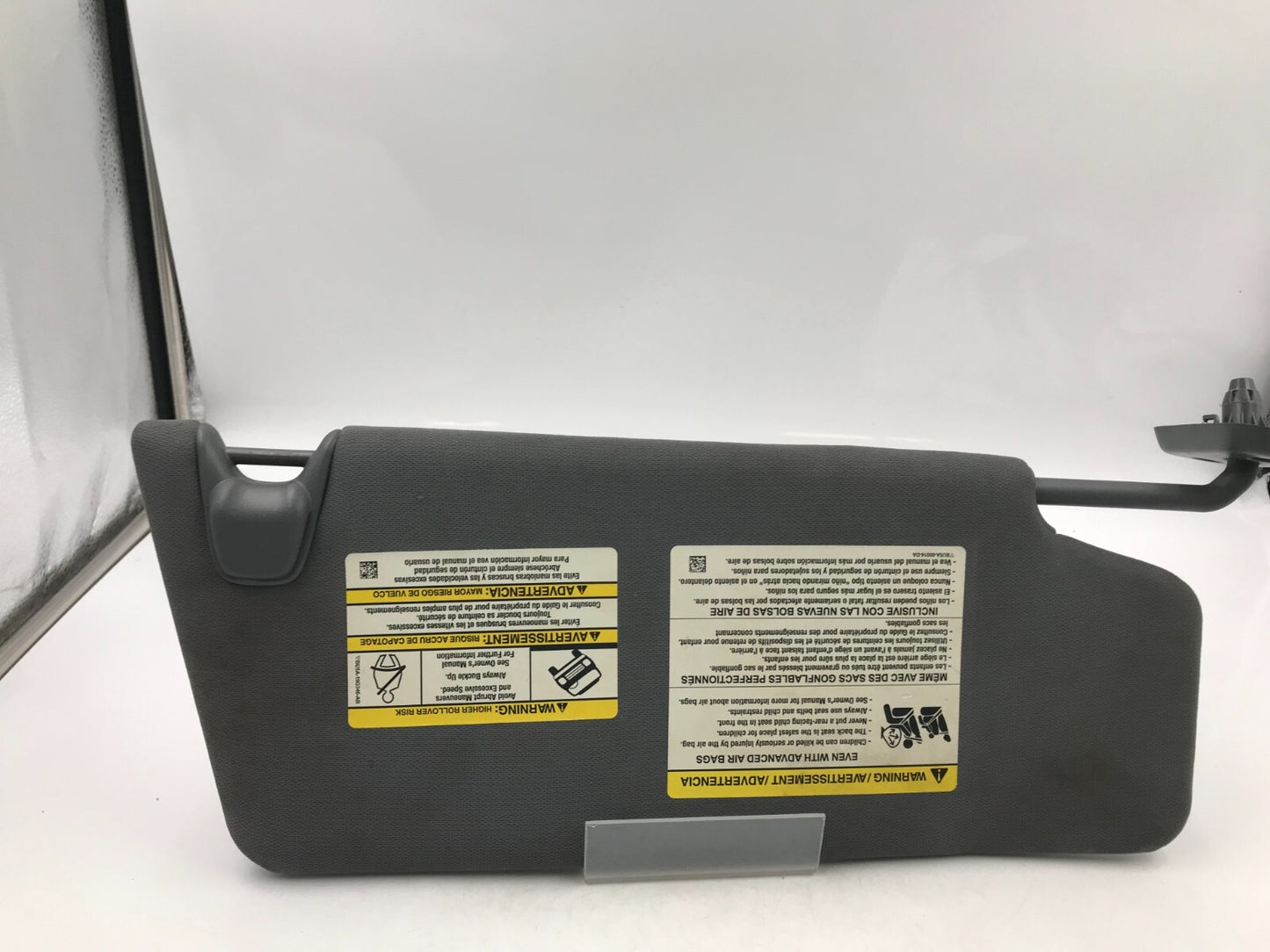 2011-2014 Ford F-150 Driver Sun Visor Sunvisor Gray OEM D04B31081