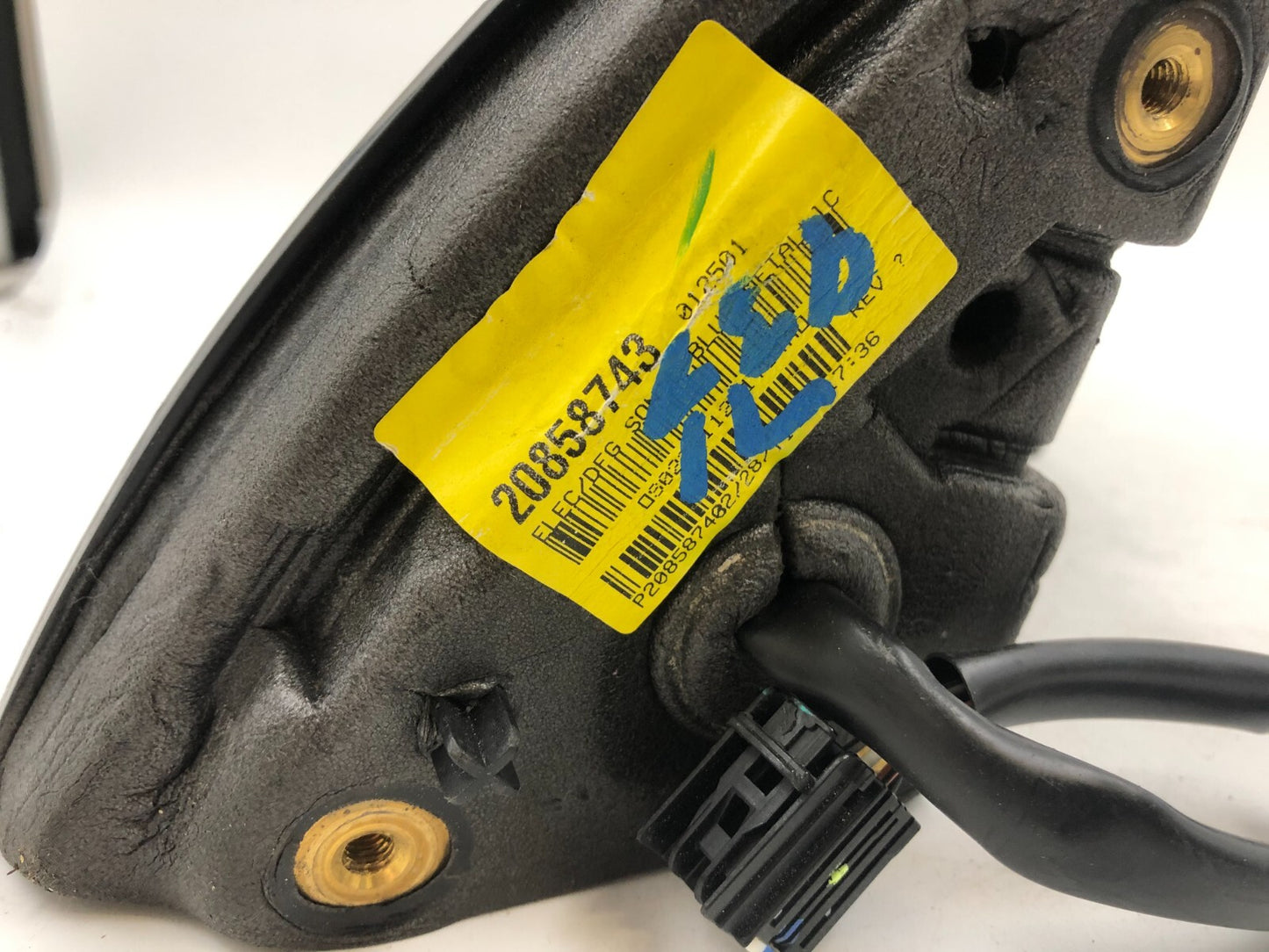 2010-2011 GMC Terrain Passenger Side Power Door Mirror Blue OEM