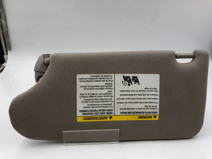 2013-2018 Nissan Altima Passenger Sun Visor Sunvisor Gray Illumination D01B09009