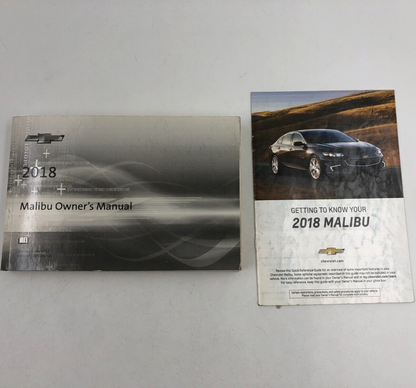 2018 Chevrolet Malibu Owners Manual Set OEM C01B56014