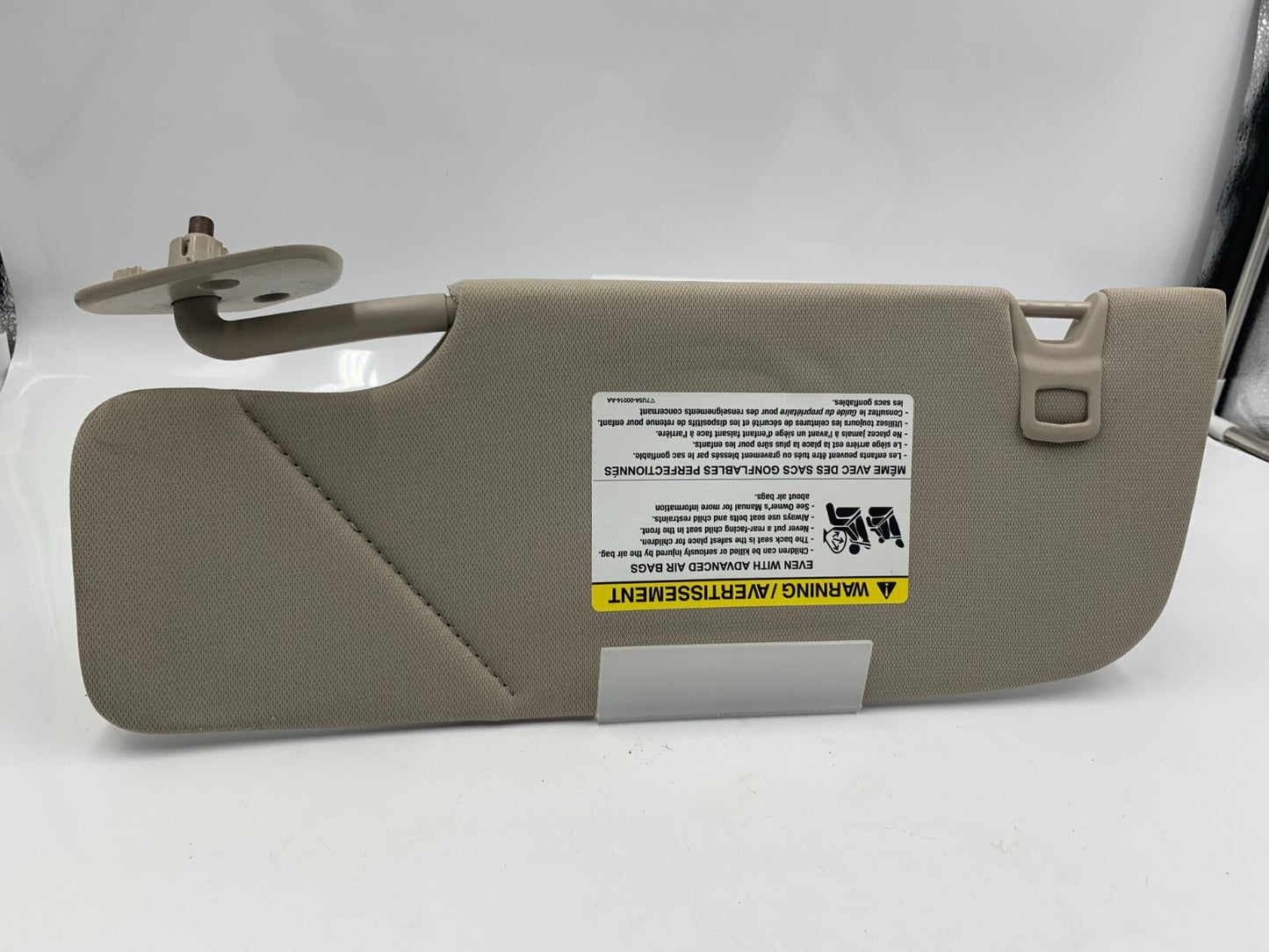 2005-2011 Ford Mustang Passenger Sun Visor Gray OEM E03B02025