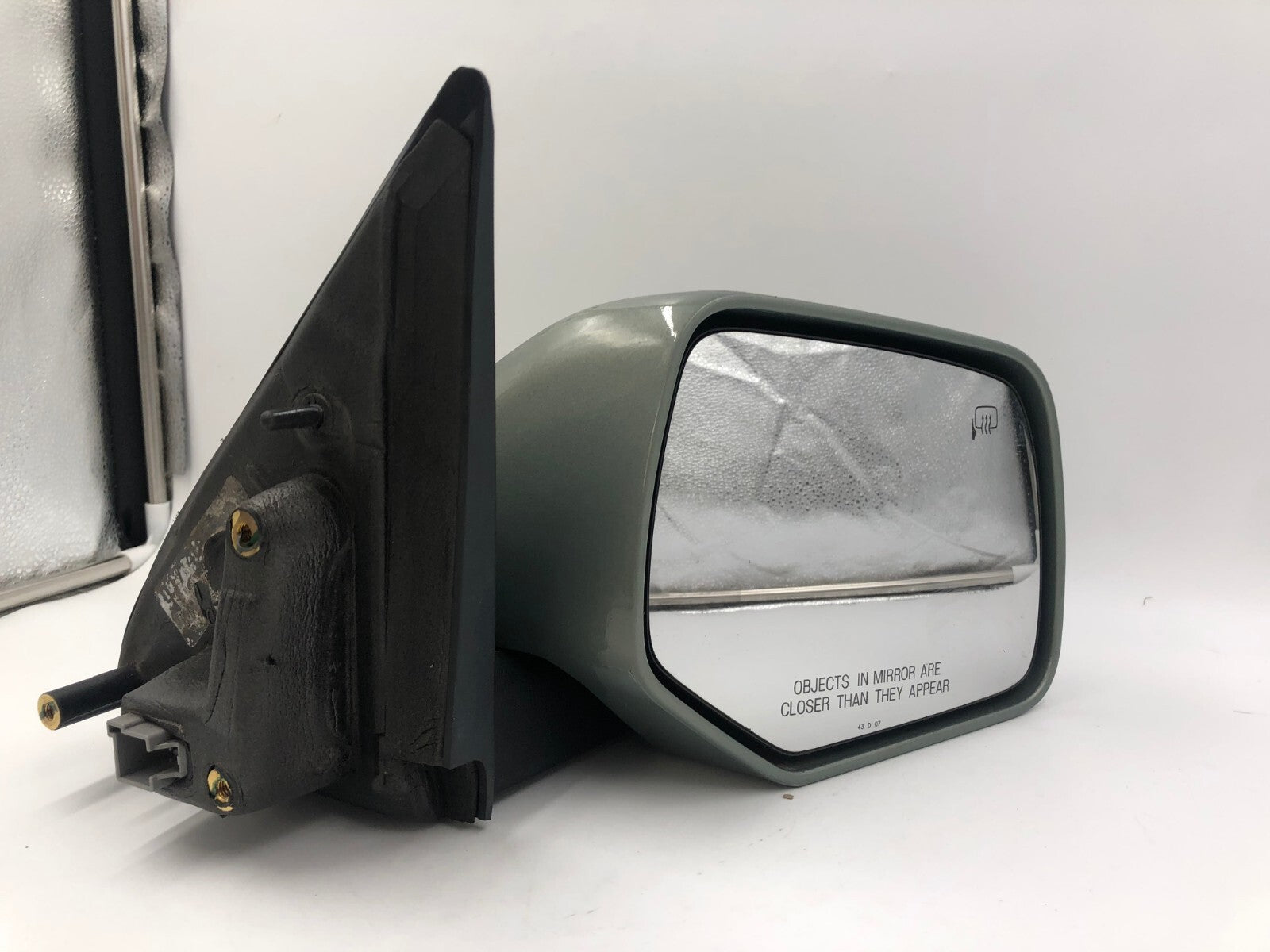 2008-2009 Mercury Mariner Passenger Side View Power Door Mirror Green C01B02082