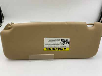 2004-2007 BMW 525i Passenger Sun Visor Tan Illuminated OEM C03B25050