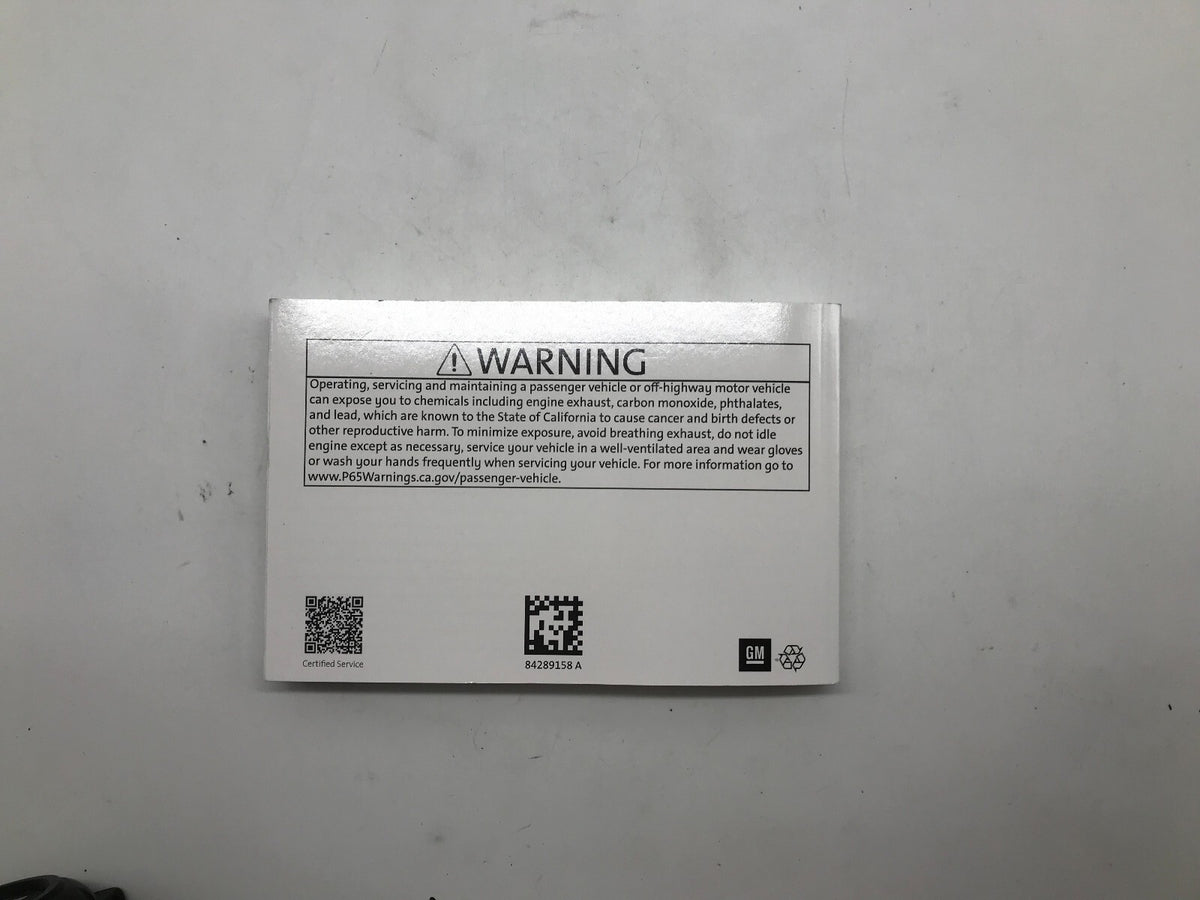 2020 GMC Acadia Owners Manual OEM R01B09011