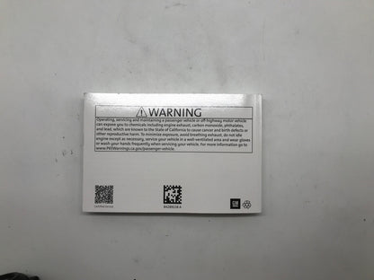 2020 GMC Acadia Owners Manual OEM R01B09011