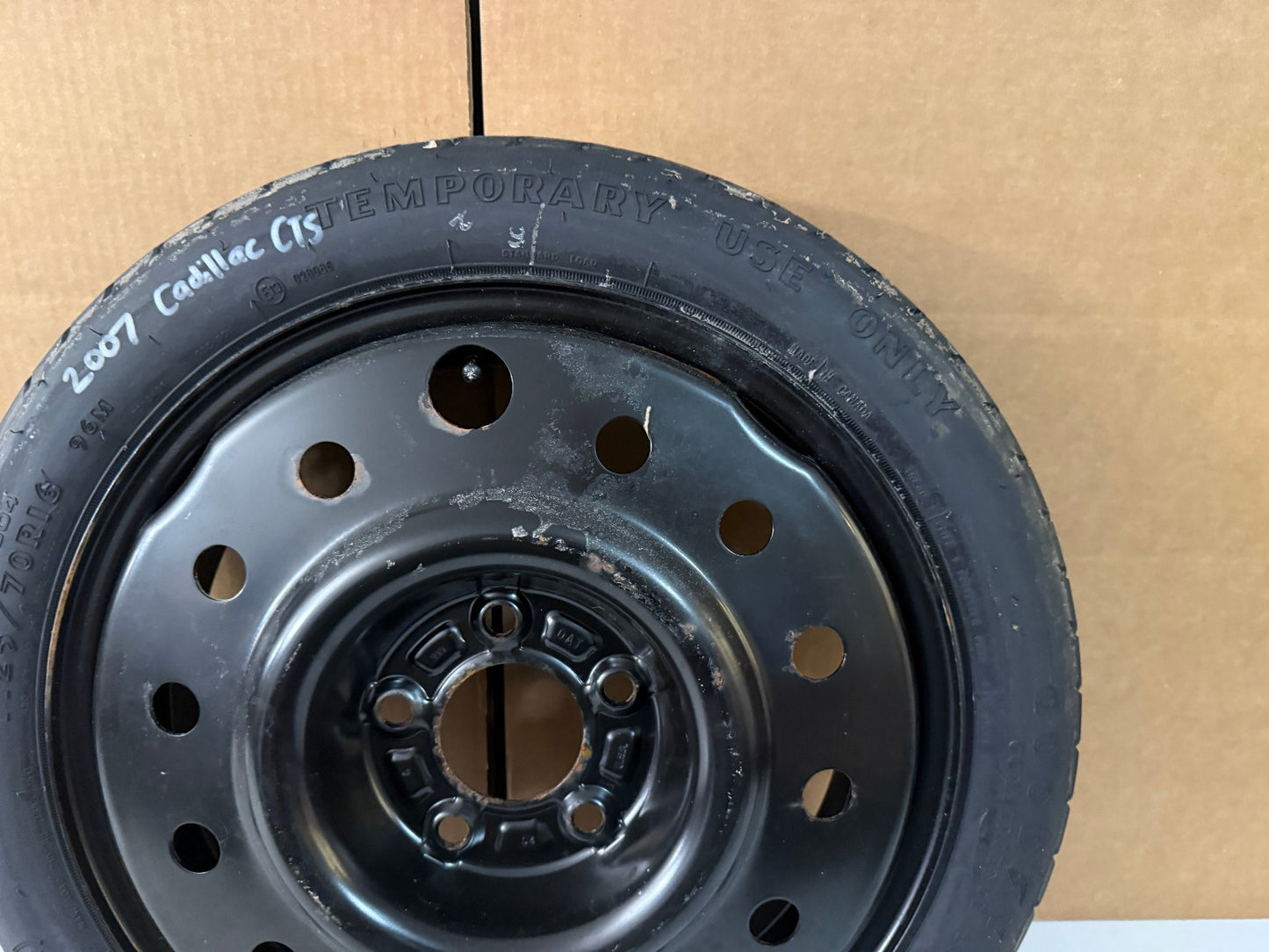 2003-2007 Cadillac CTS Spare Tire 16" Compact Donut T125/70R16